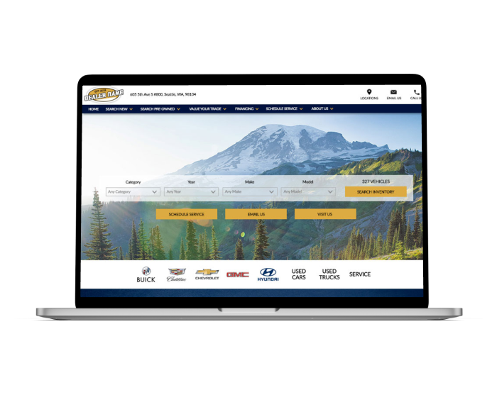 Automotive Website projects