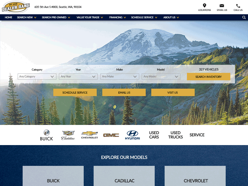 Website Mockup